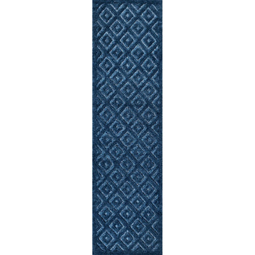 Portmany Neutral Diamond Trellis Indoor/outdoor Area Rug